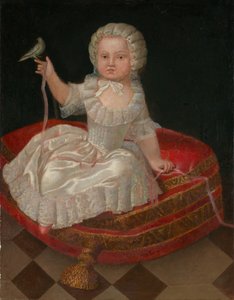 Meisje op een Hassock