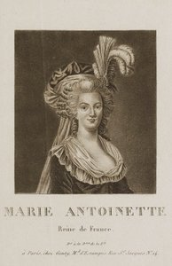 Marie Antoinette door Unidentified