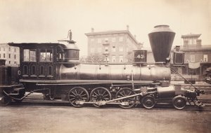[Pennsylvania Railroad Locomotive at the Altoona Repair Facility]. door Unidentified
