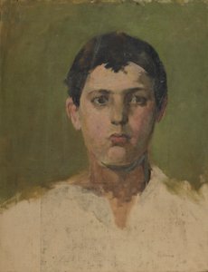 Portret van een jonge man door Unidentified