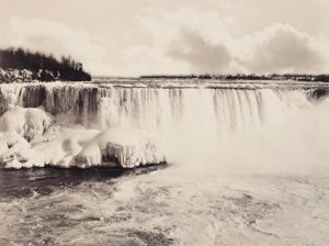 [The Canadian Falls, Winter].