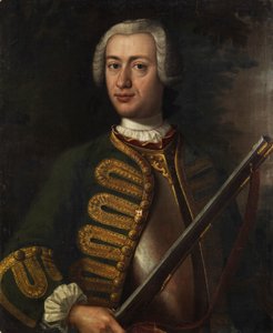 Portret van een Edelman door Unidentified painter label QS