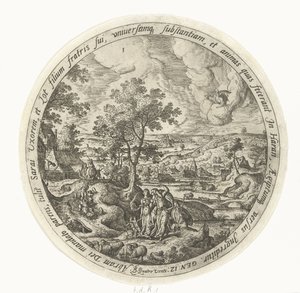 Abraham op weg naar Kanaän (Het levensverhaal van Abraham, serietitel) door Unknown