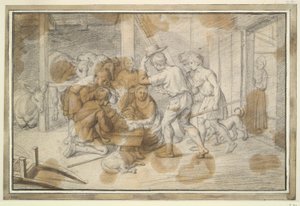 Aanbidding van de herders door Unknown