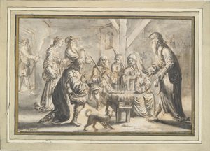 Aanbidding van de herders door Unknown