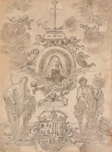 Allegorie van Karel II van Spanje door Unknown