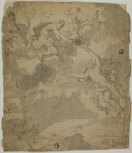 Apotheose van Hercules door Unknown