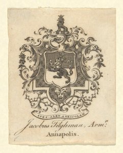 Boekplaat van Jacob Tilgham door Unknown