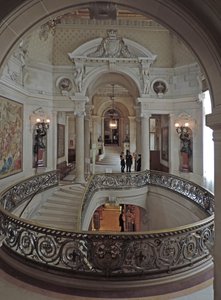 Chantilly, Kasteel: Entreehal in het kasteel