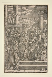 Christus voor Pilatus door Unknown