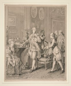 Salon Scène (Voorbereiding voor een Ceremonie) door Unknown