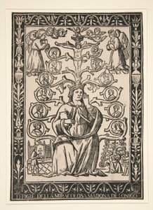 Beeld van de wonderbaarlijke Madonna van Lonigo door Unknown