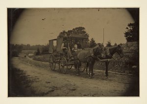 Familie in een Wagen door Unknown