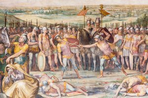 Horatii en Curiatii, Rome, Italië door Unknown