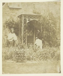 Mrs. Craik in Outdoor Garden