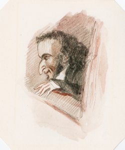 Niccolo Paganini - portret door Unknown