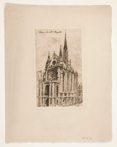 Parijs, La Ste. Chapelle door Unknown