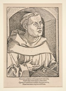 Portret van Maarten Luther door Unknown