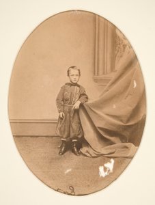 Portret van een Staande Jongen