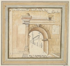 Portugese boog in Rome door Unknown