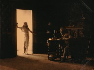 Scène uit het toneelstuk Boccaccio