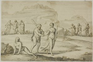 De Keuze van Hercules door Unknown
