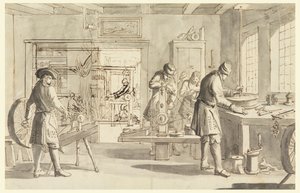 Het Interieur van een Textielfabriek