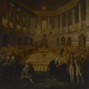 Het Ierse parlement door Unknown