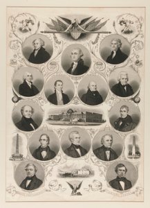 De presidenten van de Verenigde Staten door Unknown