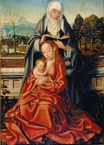 De Maagd en het Kind met Sint Anna, 15e eeuw door Unknown