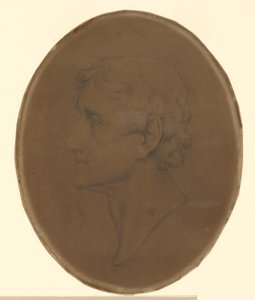 Thomas Jefferson - naar Gilbert Stuart portret in Monticello door Unknown