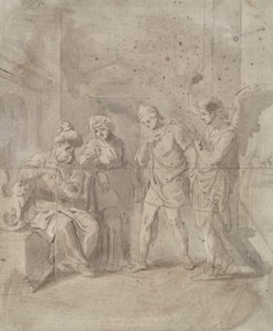 Tobit en de Engel Verlaten Zijn Ouders