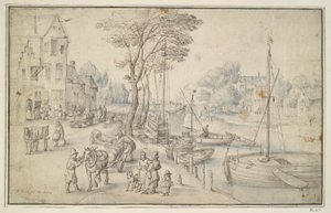 Dorp Kade door Unknown