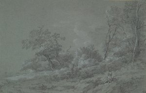 Boslandschap door Unknown