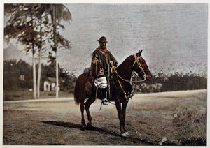Een gaucho in Rio Grande do Sul (Brazilië), eind 19e eeuw door Unknown artist