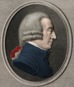 Adam Smith 1723-1790 - gravure - 19e eeuw door Unknown artist