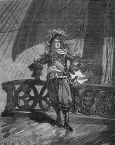 Admiraal Tourville (Anne Hilarion van Costentin (Cotentin), graaf van Tourville (1642-1701). op het schip 