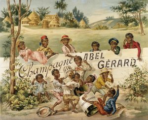Reclameposter voor Champagne Abel Gérard, eind 19e eeuw