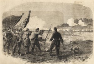Amerikaanse Burgeroorlog Slag bij Cedar Creek, in de Shenandoah vallei, 18 oktober 1864 - Secessieoorlog (1861 - 1865) of Amerikaanse Burgeroorlog: 19 oktober