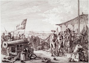 Amerikaanse Onafhankelijkheidsoorlog: De Slag bij Grenada op 6 juli 1779 tussen de Britse Koninklijke Marine en de Franse Marine
