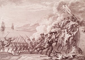 Amerikaanse Onafhankelijkheidsoorlog: De invasie van Dominica door het Franse leger op 7 september 1778
