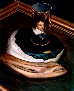 Anamorf portret van Karel I