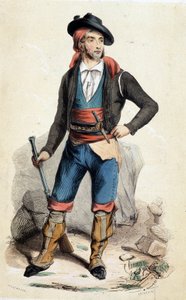 Andalusische smokkelaar (kostuum) door Unknown artist