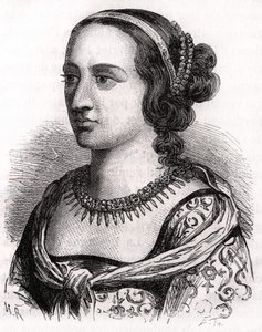Anne de France, bekend als de Dame van Beaujeu (1461 - 1522) door Unknown artist