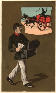 Anonieme chromolithografie, eind 19e eeuw. door Unknown artist