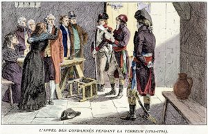 Oproep van veroordeelden tijdens de Terreur (1793-1794) door Unknown artist
