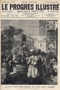 Rond een openluchtrestaurant in Lahore, Pakistan - omslag van 