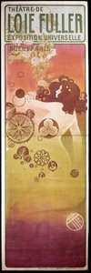 Art Nouveau: poster voor het "Theatre de Loie Fuller"