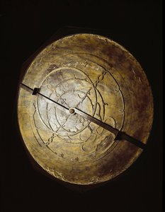 Astrolabium van de astronoom Galileo Galilei (1564-1642) voor zijn studies. door Unknown artist