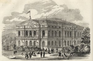 Baden Baden (Baden-Baden), Duitsland - Het Baden Theater - 1867 door Unknown artist